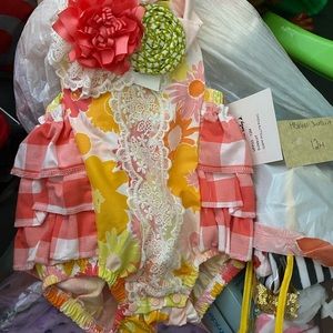 Baby girl Sunsuit! NEVER WORN